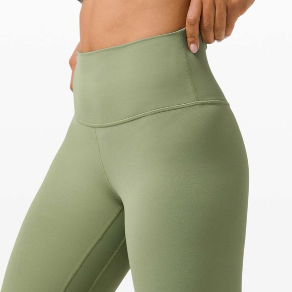 LAST CHANCE Lululemon Align Leggings 25” Size 8 Willow Green - Picture 3 of 7